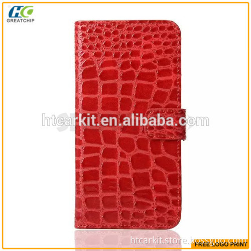 Crocodile pattern credit card slots leather cover case for Samsung galaxy Note 5